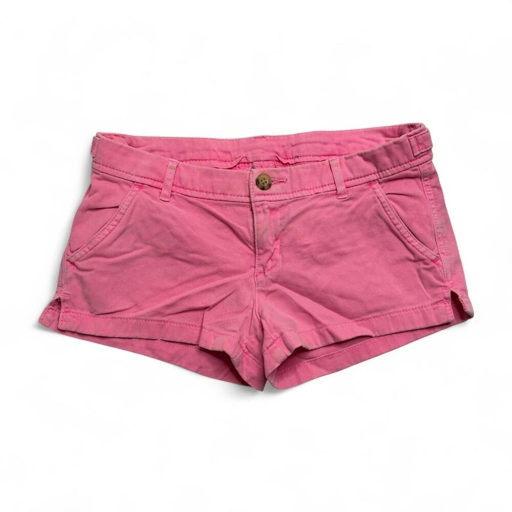 Abercrombie Y2K 2000s Pink Low Rise Shorts Size 00
